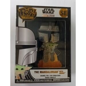 Funko POP! Pins‎ Star Wars -Mandalorian with Grogu- Target Special Edition
